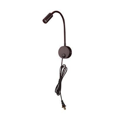 LIN XIAO HAO mayu LED Hose Spotlights with Switch Plugs Aluminum Wall Light Hotel Bedroom Bedside Reading Light
