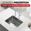 Better Houseware Sink Protectors for Kitchen Sink, Protective Metal Grid, 12x10.25x1 inches, Almond Kitchen Sink Mat to Shield Sink Base from Scratches, Rust-Resistant Coating, S view 4