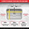 Better Houseware Sink Protectors for Kitchen Sink, Protective Metal Grid, 16x12.3x1 inches, Almond Kitchen Sink Mat to Shield Sink Base from Scratches, Rust-Resistant Coating, M view 3