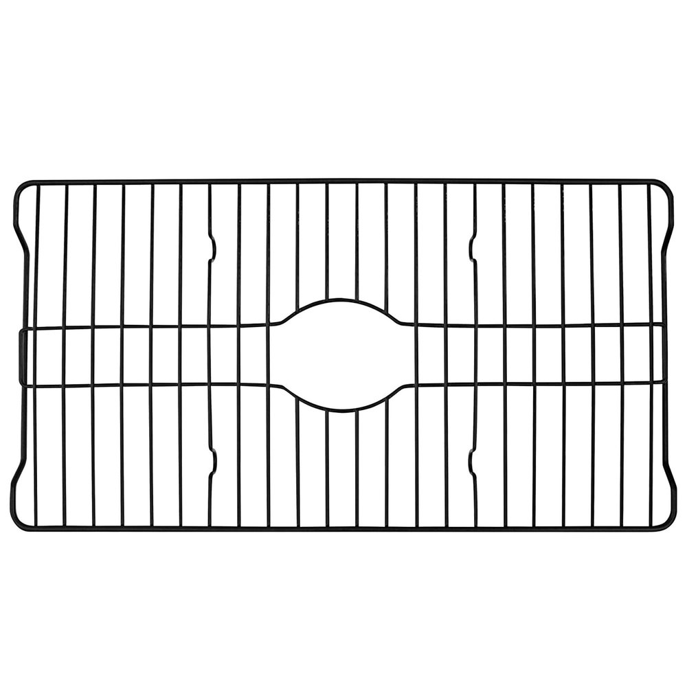 Better Houseware Sink Protectors for Kitchen Sink, Protective Metal Grid, 18.1x12.3x1 inches, Black Kitchen Sink Mat to Shield Sink Base from Scratches, Rust-Resistant Coating, L
