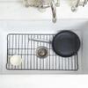 Better Houseware Sink Protectors for Kitchen Sink, Protective Metal Grid, 18.1x12.3x1 inches, Black Kitchen Sink Mat to Shield Sink Base from Scratches, Rust-Resistant Coating, L view 2