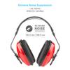 Cyber Acoustics ACS-310 Safety Ear Muffs, NRR, 23dB SNR, Swivel Headband view 2
