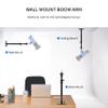Selens Photography Studio Wall Mount, Camera Wall Ceiling Mount Boom Arm Up to 22" for Photo Video Monolights, Umbrellas, Reflectors, Overhead with 3/8" 1/4" Thread view 4