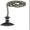 Royal Designs Celling Fan Pull Chain Beaded Ball Extension Chains with Decorative Seashell, Antique Brass view 1
