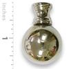 Royal Designs Celling Fan Pull Chain Beaded Ball Extension Chains with Decorative Large Ball, Silver,Set of 2 view 3