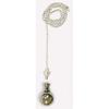 Royal Designs Celling Fan Pull Chain Beaded Ball Extension Chains with Decorative Large Ball, Silver view 1