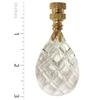 Royal Designs Celling Fan Pull Chain Beaded Ball Extension Chains with Decorative Medium Swiss Cut Diamond Crystal, Polished Brass view 3