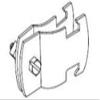 Thomas & Betts 2 Inch Chrome Steel Pipe Strap Mounting Bracket view 1