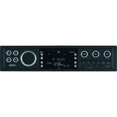 Jensen JWM90A Slimline 3-Zone Source Theater-Style Bluetooth Wallmount Stereo with App Control, DVD/CD-R/RW & MP3 Compatible, Dual HDMI Video Output, HDMI ARC, USB Play MP3/WMA Files, Rear RCA in/Out