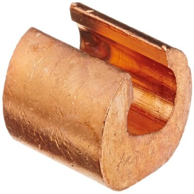 Burndy YC4C8 Copper Crimpit Connector, 6 Sol. - 4 Str. Run, 8 Sol. - 8 Str. Tap, 5/8" Length
