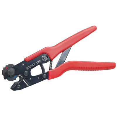 Burndy Y1MRTC Hytool Ratchet Crimper, Copper Hydent Terminals, Splices, and Thin-Wall C-Taps, 0.73" Width, 9-7/8" Length