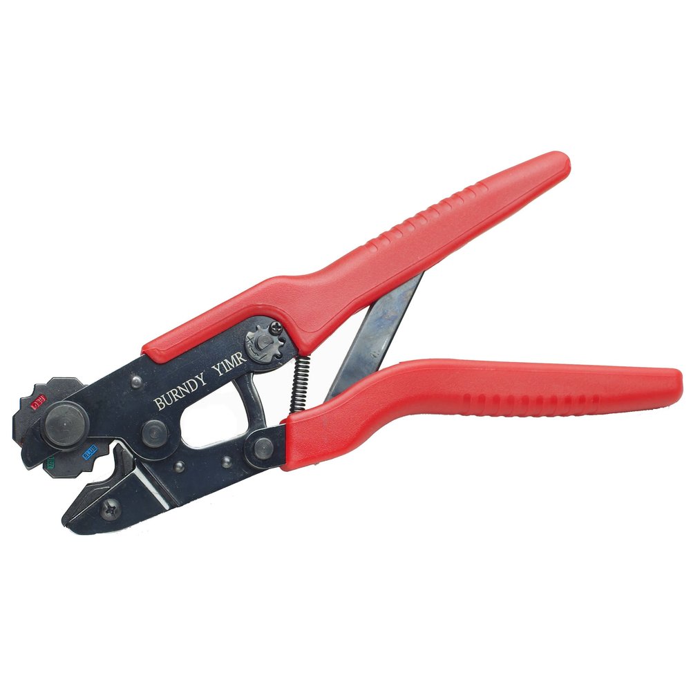 Burndy Y1MRTC Hytool Ratchet Crimper, Copper Hydent Terminals, Splices, and Thin-Wall C-Taps, 0.73" Width, 9-7/8" Length
