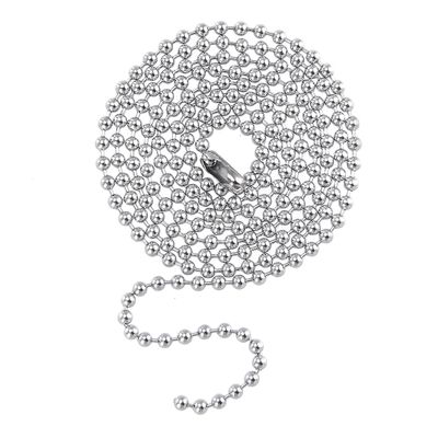 uxcell Pull Chain Extension Ceiling Fan Beaded Chain Ornaments 3' L 3mm Dia