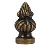 uxcell Bronze Cap Knob Lamp Shade Finial Decoration Dual Thread 1-3/8 Inch High 2Pcs view 2