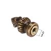 uxcell Bronze Cap Knob Lamp Shade Finial Decoration Dual Thread 1-3/8 Inch High 2Pcs view 3