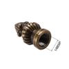 uxcell Bronze Cap Knob Lamp Shade Finial Decoration Dual Thread 1-3/8 Inch High 2Pcs view 4
