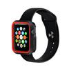 360 Full Body Protective Sports Silicone Case Cover for Apple Watch Series 3 2 1 38 42mm Accessories (Black Red, 42mm) view 4