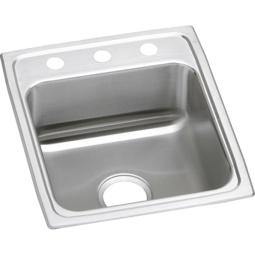 Elkay Lustertone Classic LRAD172065OS4 Single Bowl Drop-in Stainless Steel ADA Sink