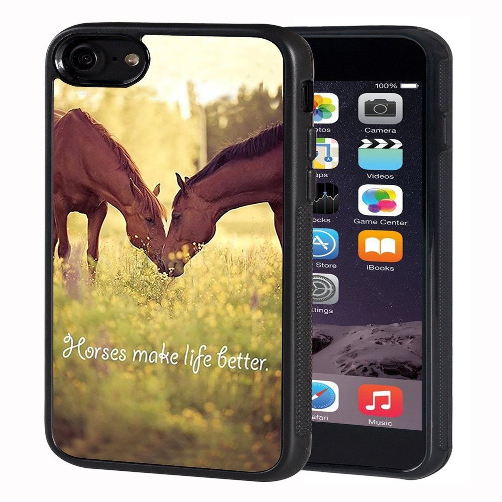 BWOOLL for iPhone SE 2020/iPhone 7/iPhone 8 Case,Horse Theme TPU Durable Case for Apple iPhone SE 2020/iPhone 7/iPhone 8 4.7 inch