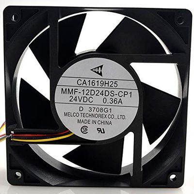 DirectNine Basics Cooling Fan Cooler for Mitsubishi F740 CA1619H25 MMF-12D24DS-CP1 24V 0.36A 12038 12CM