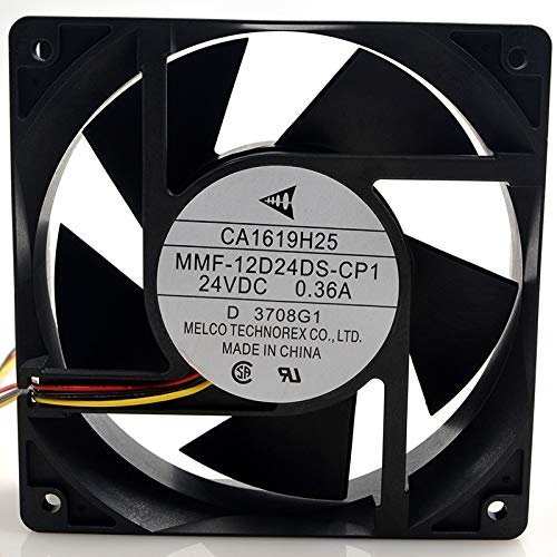 DirectNine Basics Cooling Fan Cooler for Mitsubishi F740 CA1619H25 MMF-12D24DS-CP1 24V 0.36A 12038 12CM