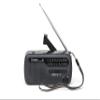 Kaito V1 Voyager Solar/Dynamo AM/FM/SW Emergency Radio with Cell Phone Charger and 3-LED Flashlight, Iron Gray view 1