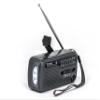 Kaito V1 Voyager Solar/Dynamo AM/FM/SW Emergency Radio with Cell Phone Charger and 3-LED Flashlight, Iron Gray view 2