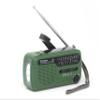 Kaito V1 Voyager Solar/Dynamo AM/FM/SW Emergency Radio with Cell Phone Charger and 3-LED Flashlight, Green view 2