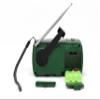 Kaito V1 Voyager Solar/Dynamo AM/FM/SW Emergency Radio with Cell Phone Charger and 3-LED Flashlight, Green view 3