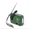 Kaito V1 Voyager Solar/Dynamo AM/FM/SW Emergency Radio with Cell Phone Charger and 3-LED Flashlight, Green view 4