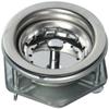 PROPLUS GIDDS-122040 Eez On Sink Strainer with Brass Body, Chrome view 1