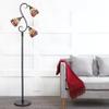 JONATHAN Y Walker 3-Light Tiffany Floor Lamp Stained Glass 70.5", Bronze view 3