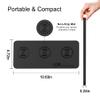 Triple Wireless Charger Pad - 15W Fast Charging Station for Apple iPhone 16/15/14/13/12 Pro/Max/Plus, AirPods, Qi-Certified 3-in-1 Charging Mat for Multiple Devices One-Step Wireless Charging Solution view 2