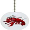 Lobster Chef Solid Ceramic Fan Pull view 1