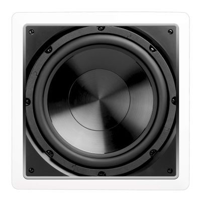 OSD Audio 10" in Wall Subwoofer 200W Easy Install, Paintable Grill IWS10