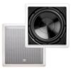 OSD Audio 10" in Wall Subwoofer 200W Easy Install, Paintable Grill IWS10 view 2