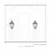 Livex Lighting 2173-04 Mansfield 4-Light Outdoor Post Head, Black, 27.50x15.00x15.00 view 3
