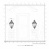 Livex Lighting 2173-04 Mansfield 4-Light Outdoor Post Head, Black, 27.50x15.00x15.00 view 4