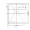 Dawn BS131507 Undermount Single Bowl Bar Sink, Polished Satin view 2