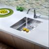 Dawn BS131507 Undermount Single Bowl Bar Sink, Polished Satin view 4