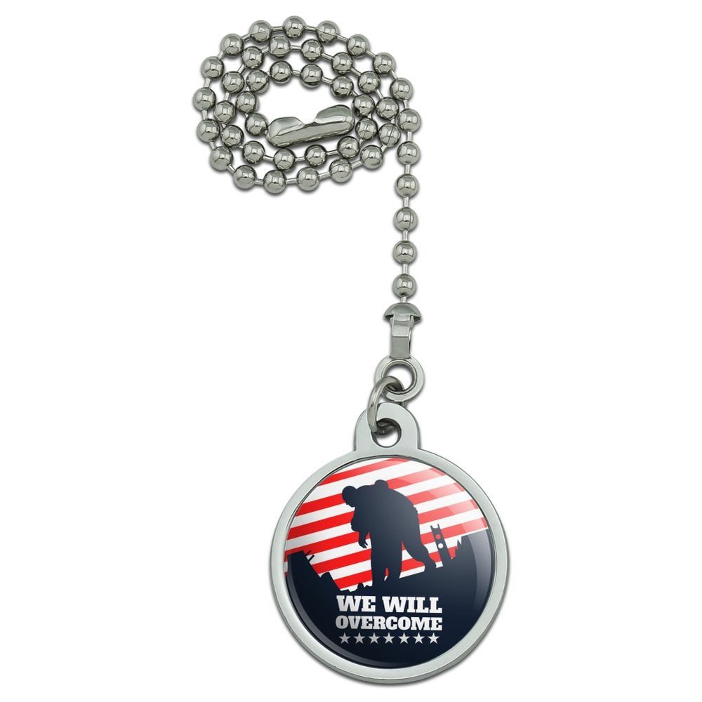 We Will Overcome USA Soldiers First Responders Police Firefighter America