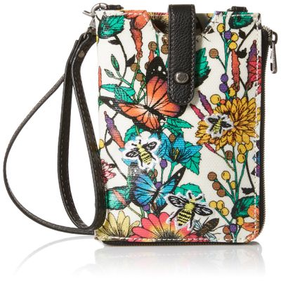Sakroots Ella Smartphone Sling Phone Wristlet, Optic In Bloom, One Size