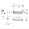 BiNFU Industrial/Machine LED Tube Light,110v AC,12W,Anodized Aluminum, IP67,Cool White view 4
