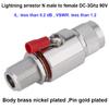 Riotaxy Lightning Arrestor N Male to Female Bulkhead 50 Ohm 0-3GHz with 90V Gas Tube Lightning Arrester view 2