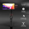 Tzumi SteadyGo Smartphone Stabilizing Gimbal Motorized Rechargeable 3-Axis Handheld Gimbal for Smooth, Steady Digital Photography and Advanced Video Filming Techniques, Black (5643AMZ) view 3