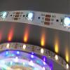 Rongda Smart Home WS2812B 5050 RGB LED Strip 30 Led/M Individual Addressable Full Color Flexible Pixel Rope Light Non Waterproof IP20 DC5V Pack of 5M (White PCB) view 3