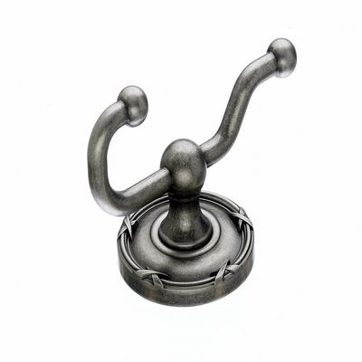 Top Knobs Edwardian Bath 5" Wall Bath Hooks Antique Pewter ED2APE