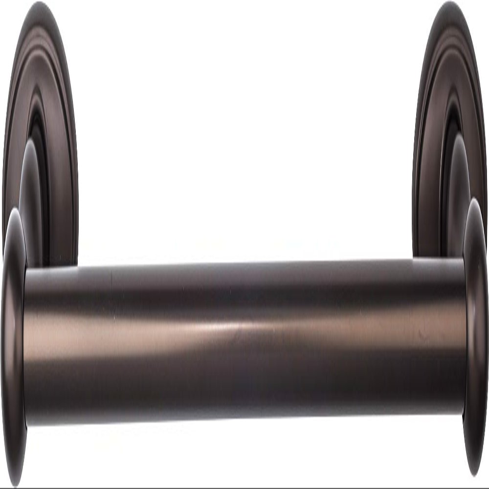 Top Knobs ED6ORBC Bath Edwardian Collection 18 Inch Single Towel Bar with Oval Backplate, Oil Rubbed Bronze Finish