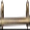 Top Knobs ED6ORBC Bath Edwardian Collection 18 Inch Single Towel Bar with Oval Backplate, Oil Rubbed Bronze Finish view 3