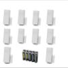 Lot of 10 Honeywell Ademco 5816WMWH White Door/Window Transmitter w/ Magnets, Batteries and Mounting Hardware view 1